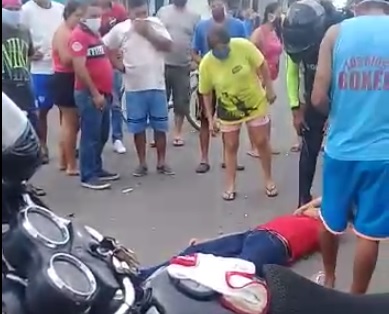 VÍDEO | Motorizado resultó herido en accidente registrado en la Venus del rio Quevedo