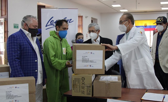 MSP recibe apoyo del Rotary Internacional con kits de bioseguridad y repotenciación de ventiladores