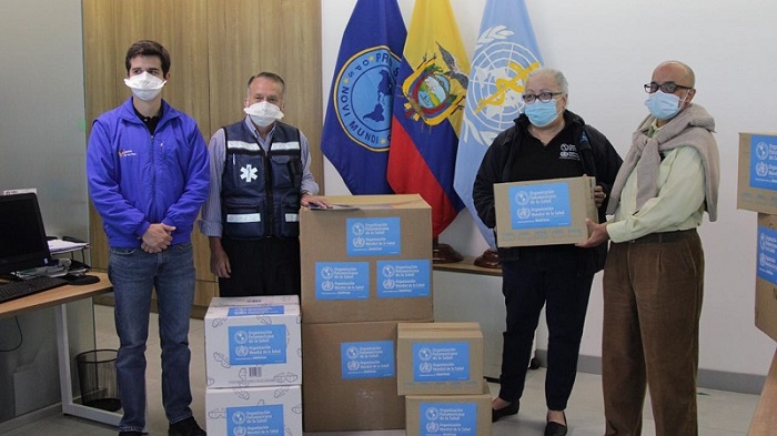 MSP recibe apoyo de la OPS con donación de kits e insumos de protección física