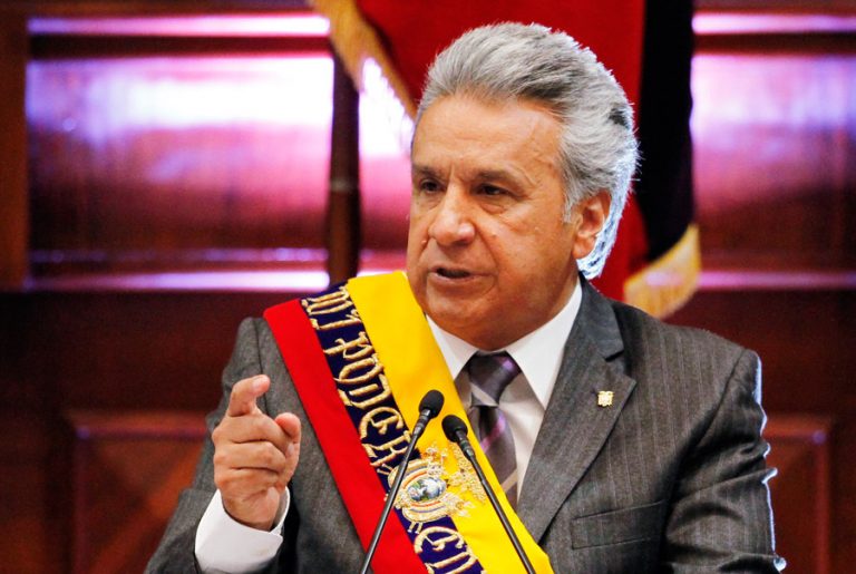 Lenin Moreno dijo que nueve de cada diez ecuatorianos defienden la dolarización