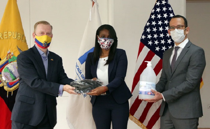 Fiscalía recibe insumos de bioseguridad, donados por la Embajada de Estados Unidos