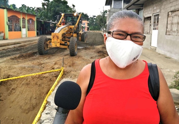 Moradores de la parroquia Nicolás Infante Díaz se benefician con obras municipales