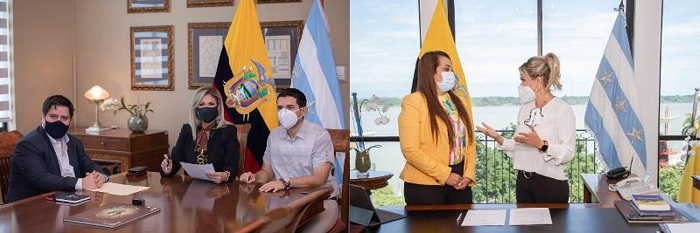 Prefectura del Guayas firma convenios para mantenimiento de puentes en Colimes y Balzar