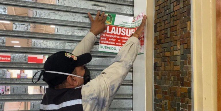 Clausuran cadena de supermercados en Paseo Shopping de Quevedo por no respetar normas de bioseguridad