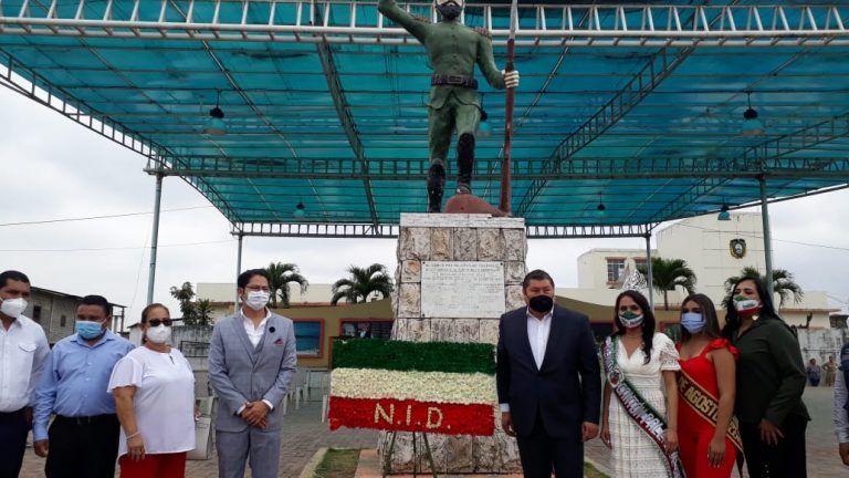 Palenque rindió tributo a prócer Nicolás Infante Díaz