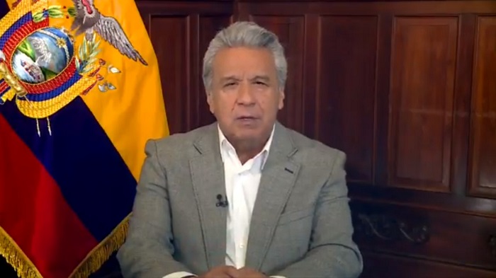 “Fuimos el primer país en Latinoamérica en cerrar fronteras y decretar el toque de queda”, Lenin Moreno presidente de Ecuador