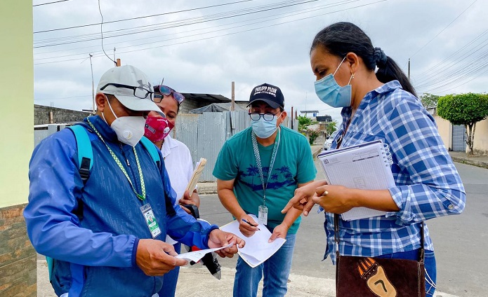 Municipio de Quevedo realiza barrido de censo catastral en el sector Los Sauces parroquia El Guayacán
