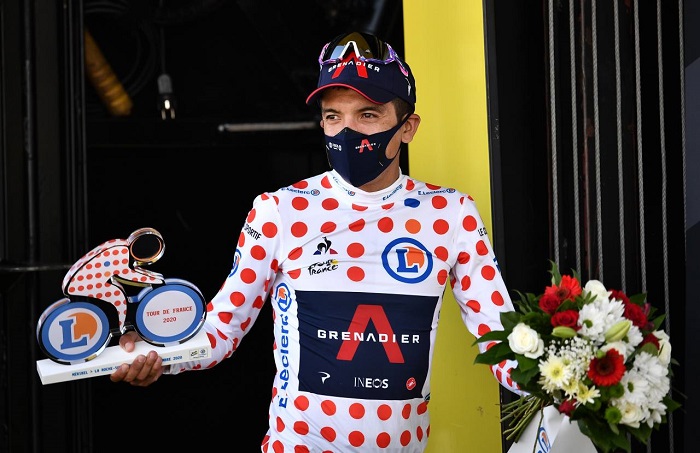 Richard Carapaz se consagra líder de la montaña en el Tour De Francia en la etapa 18