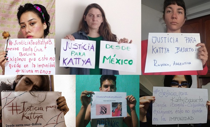 Campaña de “Justicia Para Kattya Basurto” traspasa fronteras