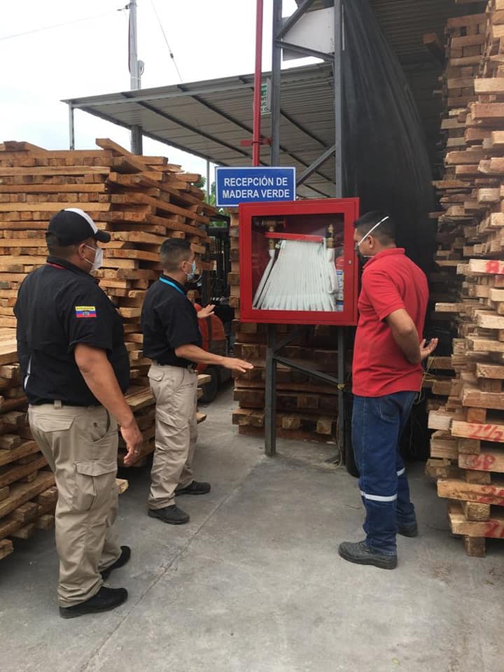 También realizan inspecciones recurrentes para la prevención de incendios en varios sectores.