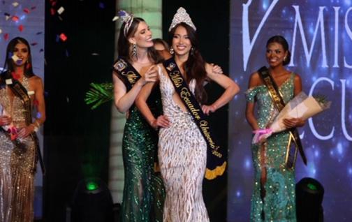 Resultado histórico para Quevedo: Leyla Espinoza, Miss Ecuador y Saskya Sacasa, primera finalista