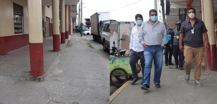 Vía pública en la parroquia San Camilo es despejada