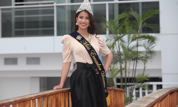 Leyla Espinoza Miss Ecuador 2020 recorre el país; estará en su ciudad natal Quevedo este viernes