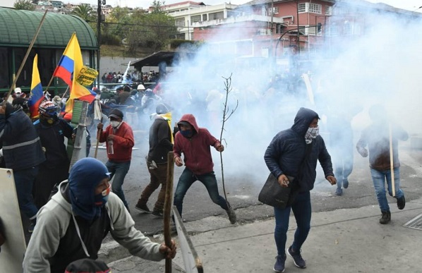 Usaron bombas lacrimógenas caducadas en las protestas de octubre 2019