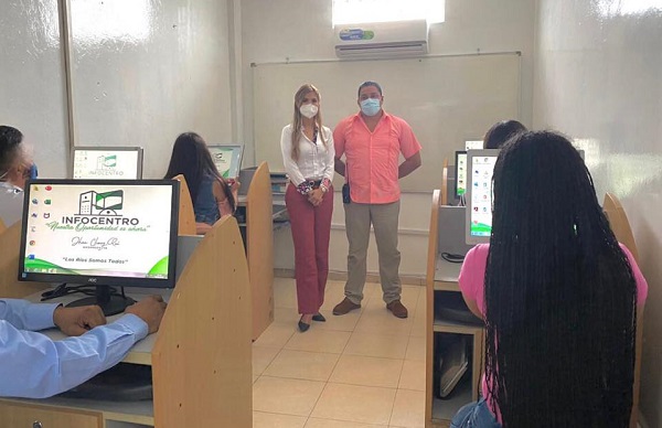 Viceprefectura de Los Ríos apertura Infocentro en el Centro de Rehabilitación Social de Quevedo