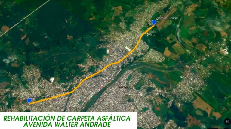 MTOP intervendrá en la Av. Walter Andrade; Ministro anuncia concesión E-25 y ejecución de segundo tramo del anillo vial
