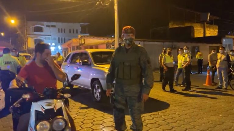 Militares, policías, CTE y municipales salieron a las calles de Quevedo para combatir la delincuencia