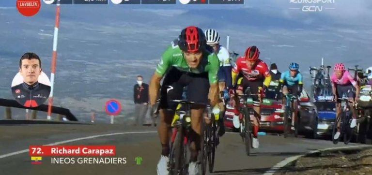 Carapaz es subcampeón de la Vuelta a España, paladeó hasta el final como un guerrero