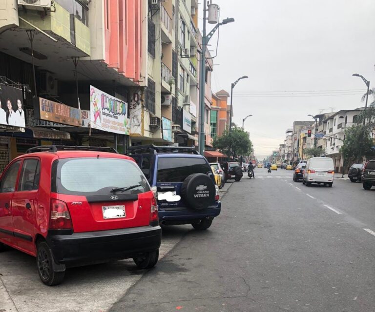 40 dólares es la multa vigente por mal estacionarse en Babahoyo