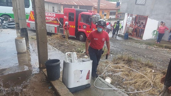 Incendio en Quevedo sólo dejó daños materiales