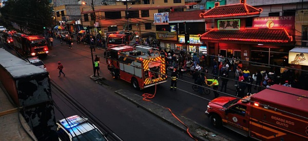 Bebé de un año de edad falleció en un incendio en el norte de Quito