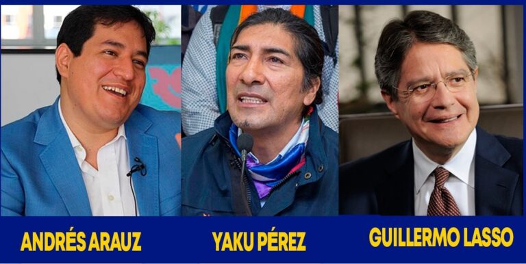 Elecciones de Ecuador: el correísta Andrés Arauz pasa a la segunda ronda con Yaku Pérez y Guillermo Lasso en cerrada contienda por el segundo lugar