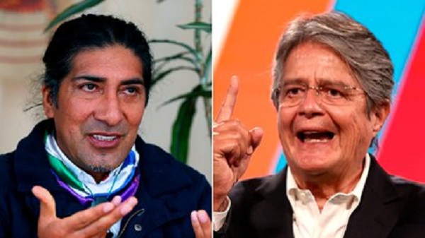 Yaku Pérez considera que Guillermo Lasso fue puesto por Correa y Nebot al ser un candidato débil ya que obtendrían la victoria