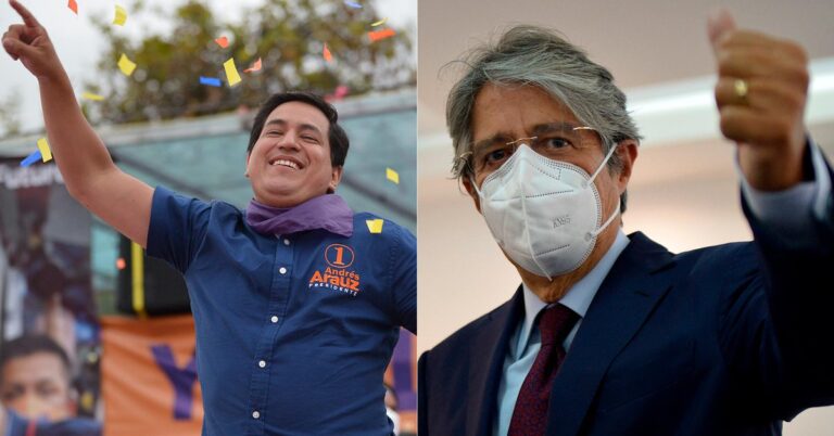 Este domingo será el debate presidencial entre Arauz y Lasso