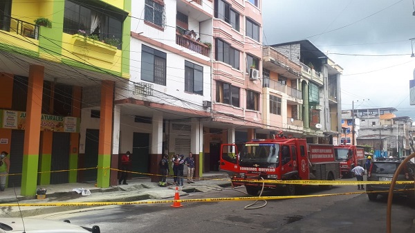 Conato de incendio en Quevedo deja a un hombre con quemaduras