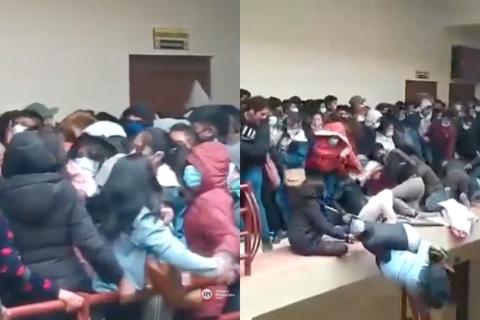 Tragedia en Bolivia: Universitarios mueren tras caer de un cuarto piso por colapso de barandal