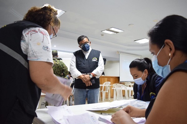 Junta Provincial Electoral de Los Ríos concluye al 100% el proceso de escrutinio del balotaje