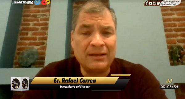 Rafael Correa: ‘No estamos para politiquerías en estos momentos, todos tenemos que arrimar el hombro’