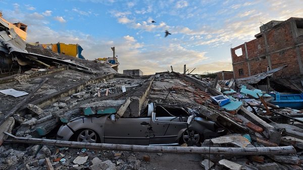 Hoy 16 de abril se cumplen 5 años del terremoto en Ecuador