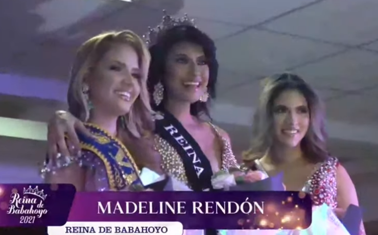 Madeline Rendón, es nueva reina del cantón Babahoyo