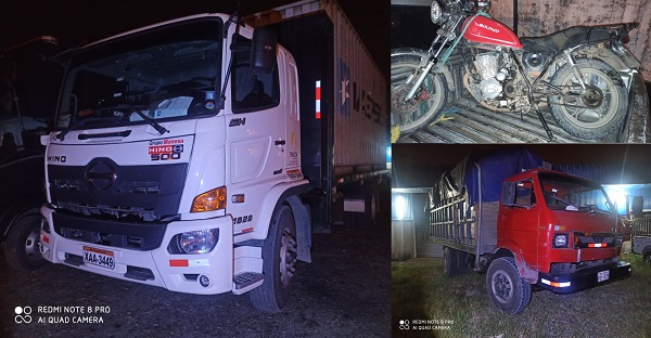 Policía Nacional y ECU911 dan con el paradero de dos camiones robados