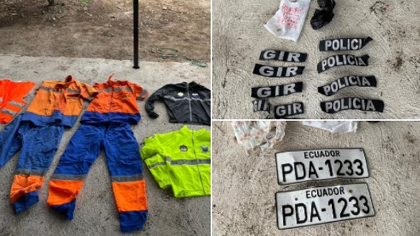 Decomisan prendas con logotipos de la Policía, placas de vehículos y municiones tras allanamiento por caso Big Money