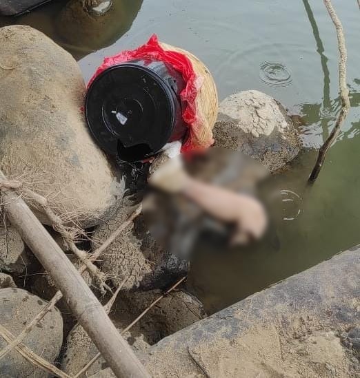 ¡Insólito!, encuentran pierna humana en el río Haon de Quinsaloma