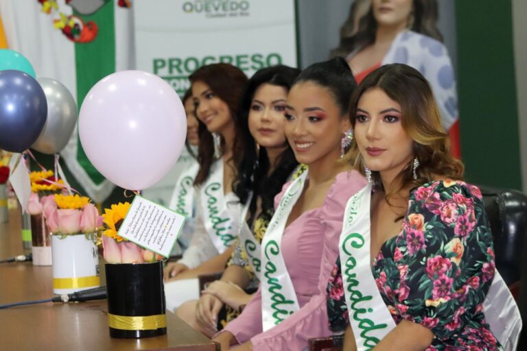 10 hermosas señoritas participan en el Reinado de Quevedo 2021