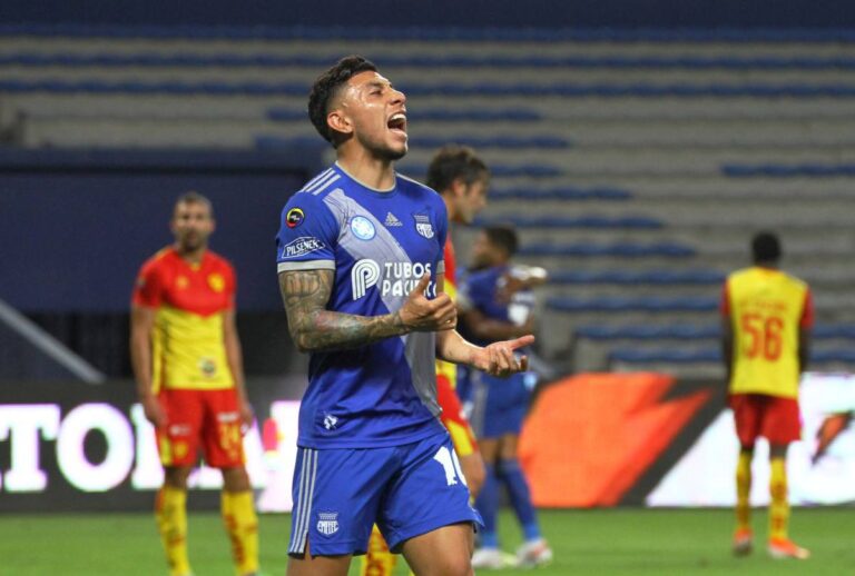 EMPATE. Emelec perdió dos puntos cuando llevaba ventaja y se dejó empatar con un debilitado Aucas.