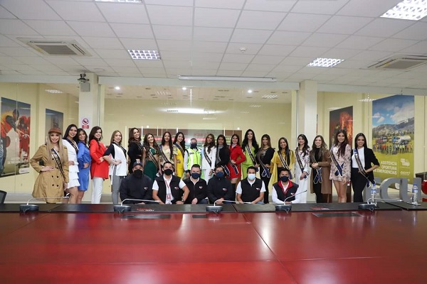 Candidatas a Miss Ecuador 2021 visitaron las instalaciones del ECU-911