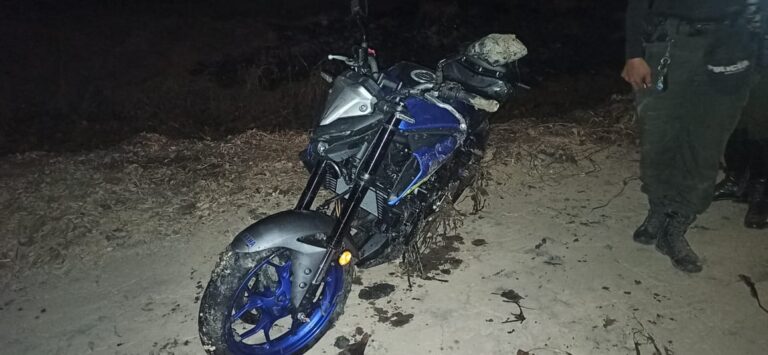 Policía de Babahoyo logra recuperar en minutos motocicleta robada en una vivienda