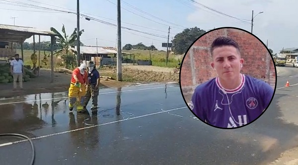 Motociclista fletero murió arrollado por un bus en Babahoyo