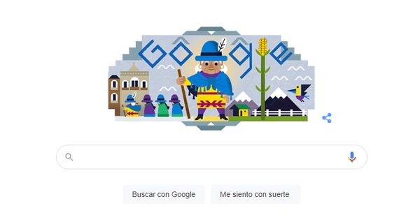 Con un doodle dedican homenaje a la activista ecuatoriana Tránsito Amaguaña