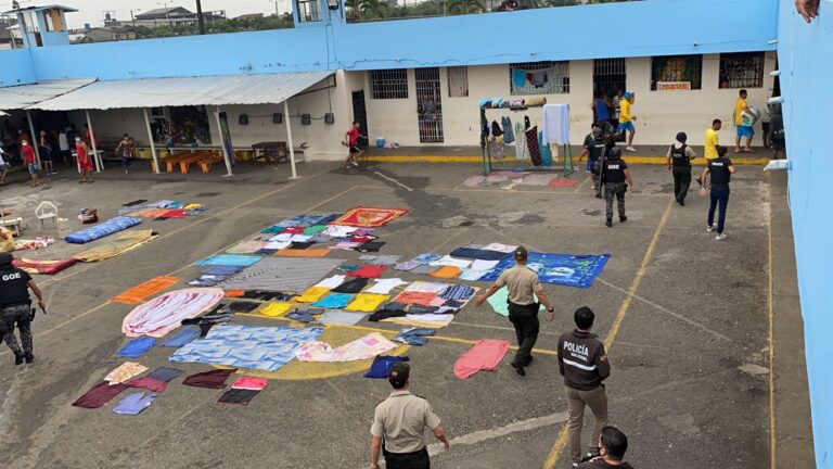 Policía realizó requisa en la cárcel de Quevedo, antes del incidente