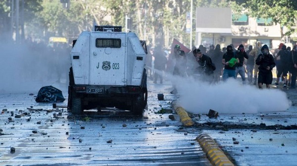 Con marchas y algunos episodios de violencia Chile vivió su segundo aniversario del ‘estallido social’