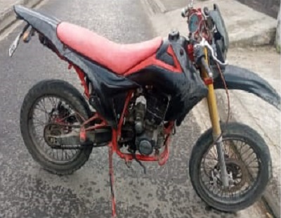 Policía recupera motocicleta robada en Quevedo