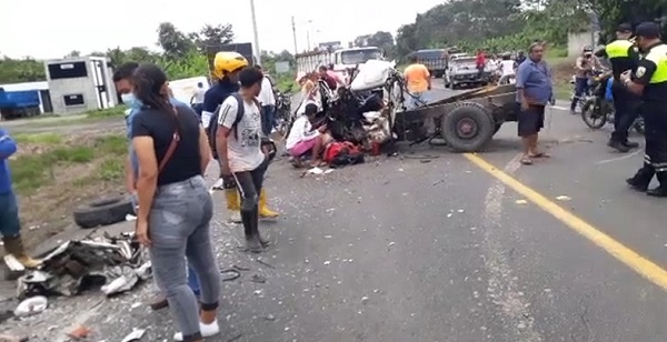 Dos personas resultaron heridas en accidente de tránsito en Buena Fe