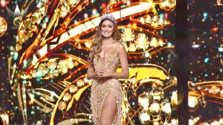 Belleza riosense: Andrea Aguilera obtuvo segundo lugar en Miss Grand Internacional 2021