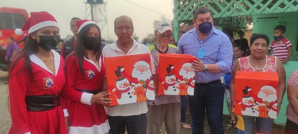 Personas con discapacidad fueron agasajadas en el mes de la navidad en Palenque