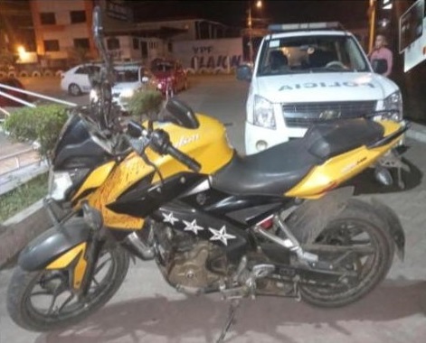 Ventanas: Sujeto robó una motocicleta y minutos después la Policía la recuperó